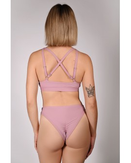 Water Shorts in rose shadow – body-hugging lycra shorts designed for fluid movement in pole dance