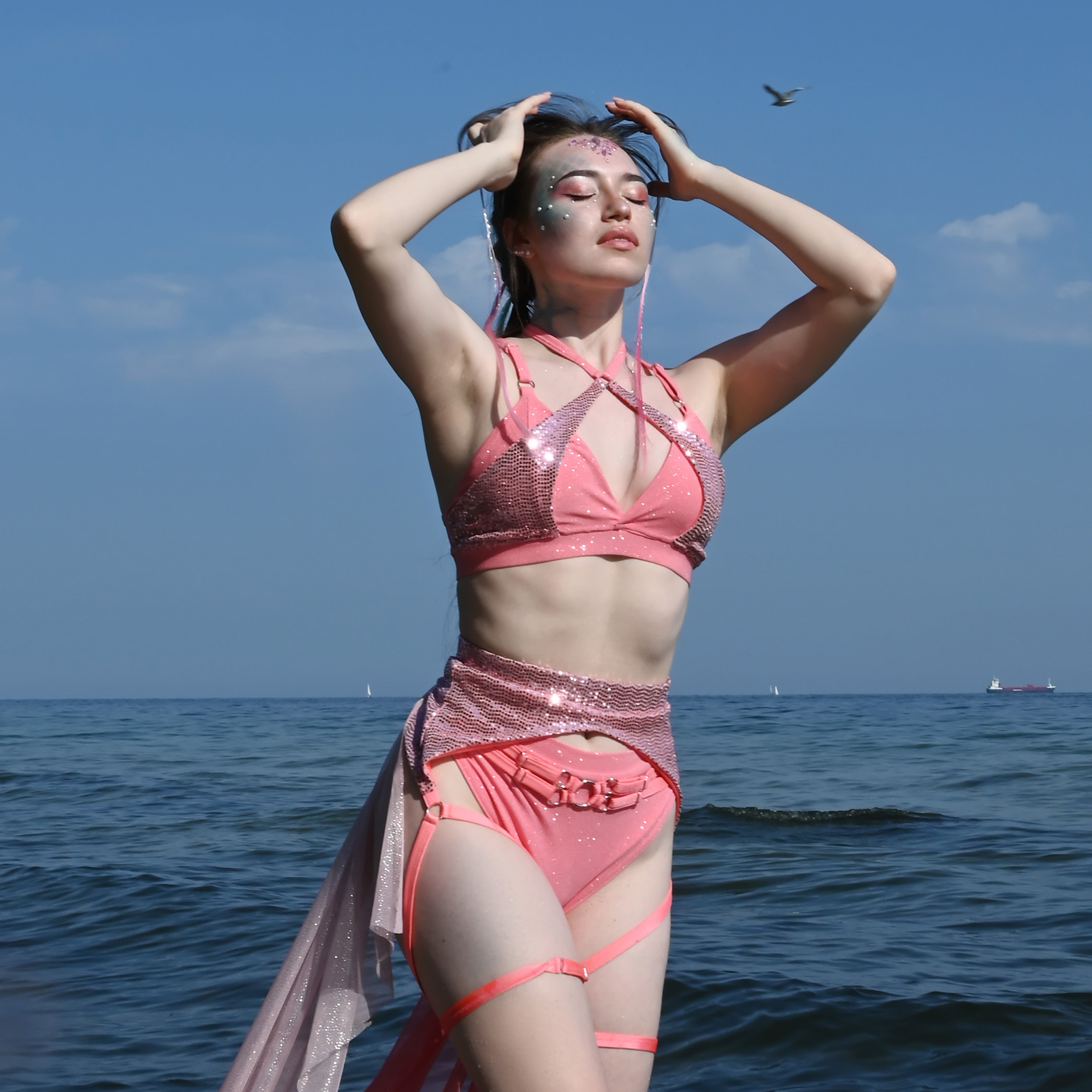 siren top pole dance clothes